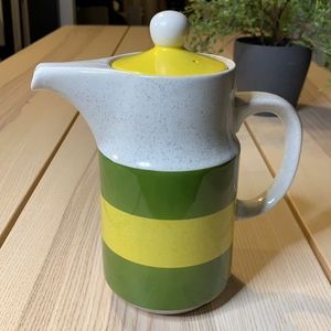 Vintage Japanese YStoneware MCM Ceramic Teapot